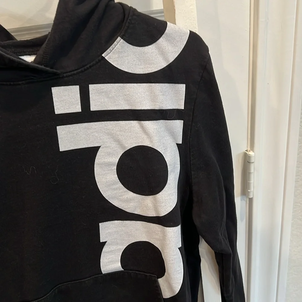 Adidas Black Youth Boys Size L/G (14/16) Hoodie/Sweatshirt w/Adidas Graphic - Picture 3 of 7